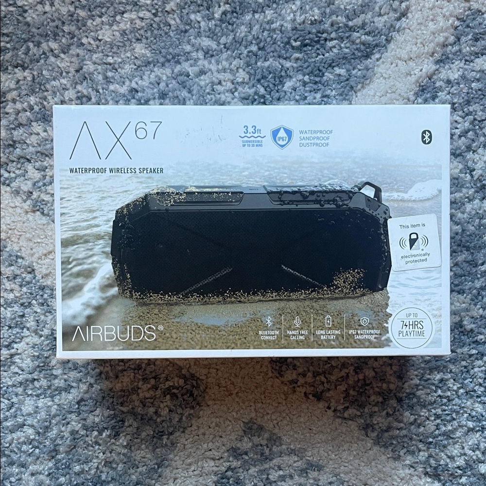 AX67 Waterproof Wireless Speaker - Black